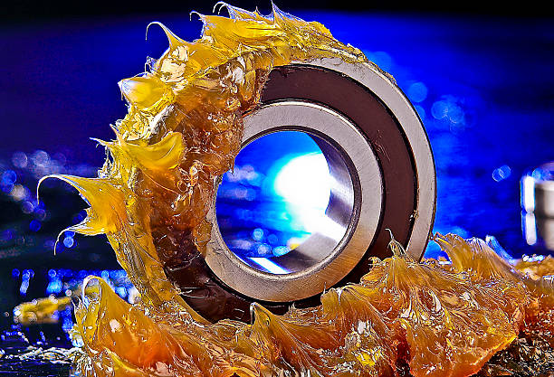 Bearing with Grease stock photo