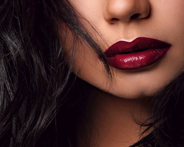1,131 Burgundy Lips Stock Photos, Pictures & Royalty-Free Images - iStock
