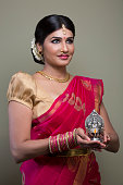 advertisement shots, indoor lighting with indian woman