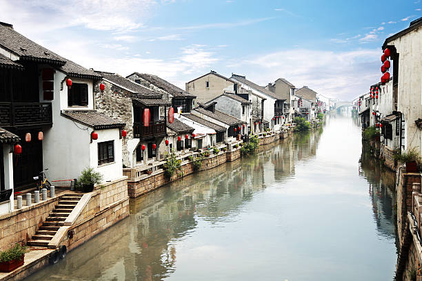 Beautiful Chinese water town Beautiful Chinese water town wuzhen stock pictures, royalty-free photos & images