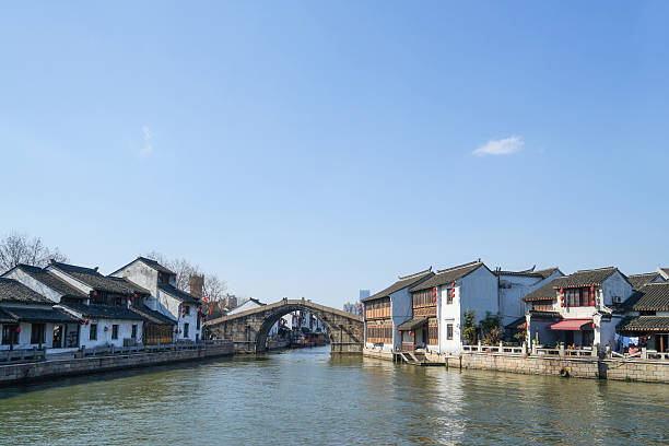 Beautiful Chinese water town Beautiful Chinese water town wuzhen stock pictures, royalty-free photos & images
