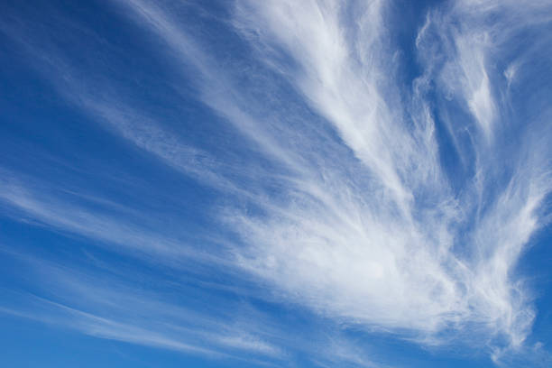 Beautiful Cloudy Blue Sky stock photo