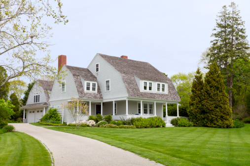 A beautiful country home near Cape Cod in New England.