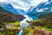 istock Beautiful Nature Norway aerial photography. 840781672