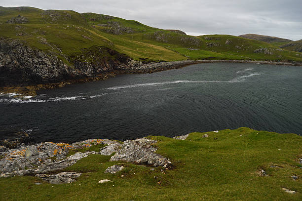 Beautiful nature on Shetland Islands stock photo