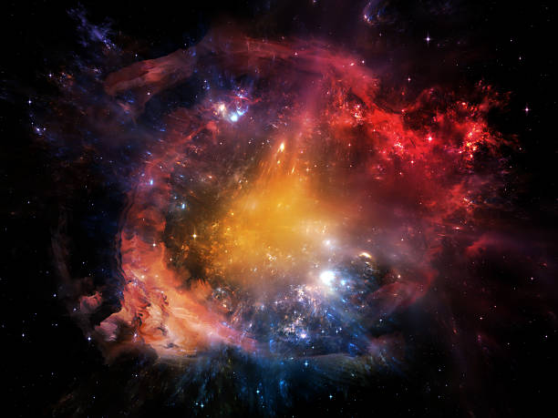 Beautiful Nebula stock photo
