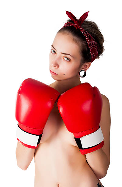 Nude female boxers Catfight: 188