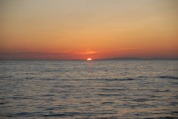 Beautiful sunrise stock photo