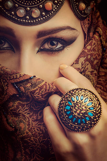 Beautiful woman Portrait of a beautiful arabic woman beautiful arab woman stock pictures, royalty-free photos & images