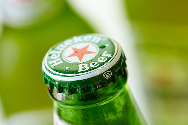 2x Netherlands Different Old Rare Used Bottle Cap Heineken Pilsener Beer Chapa 