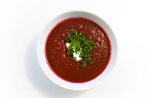 Beetroot Soup stock photo