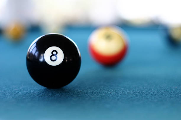 Behind the 8 ball stock photo