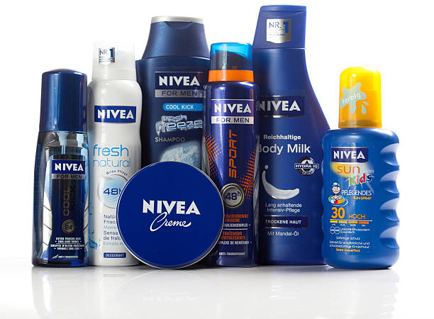 Beiersdorf Nivea product range stock photo
