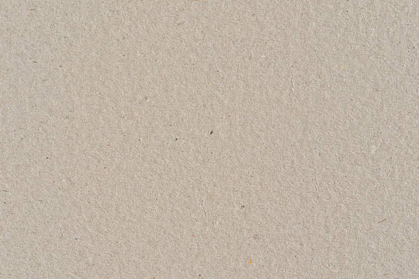 Beige color cardboard recycled paper, seamless tileable texture, image width 20cm stock photo