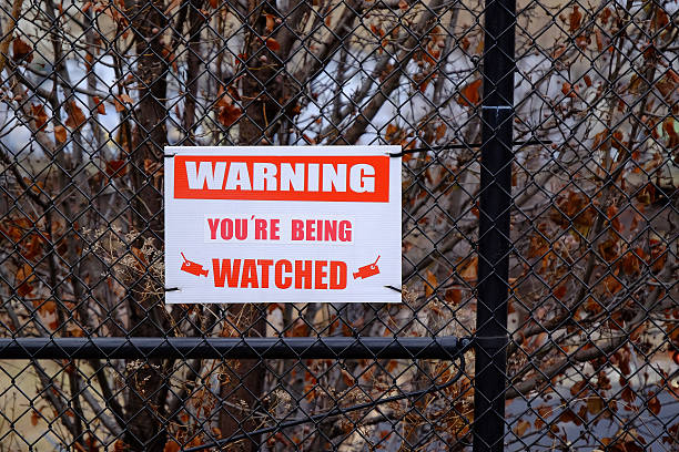 Being Watched stock photo