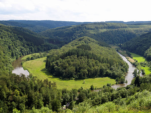 Belgian landscape Belgian Ardennes (the tomb of the giant). belgian culture stock pictures, royalty-free photos & images