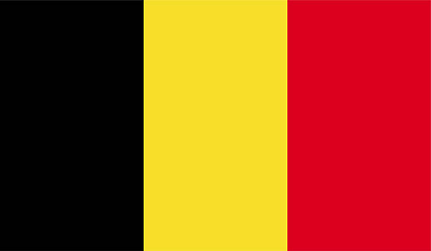 Belgium Flag stock photo