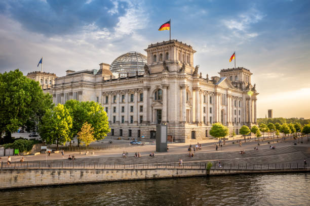 Berlin government district in berlin, germany bundestag stock pictures, royalty-free photos & images