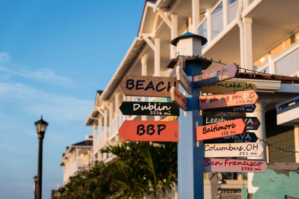 Bethany Beach Sign stock photo