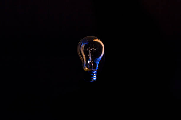 Bieautiful light bulb stock photo