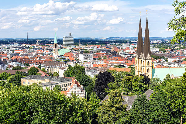 Bielefeld Skyline stock photo