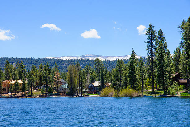 Big Bear Lake Landscape stock photo