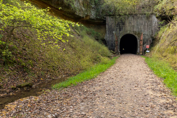 Bike Trail Tunnel stock photo