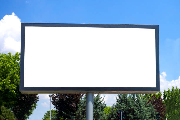 Billboard Series Big and clean billboard ready to put your advertisement billboard posting stock pictures, royalty-free photos & images