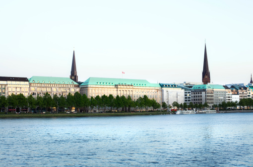 Binnenalster Hamburg - view to ballindamm