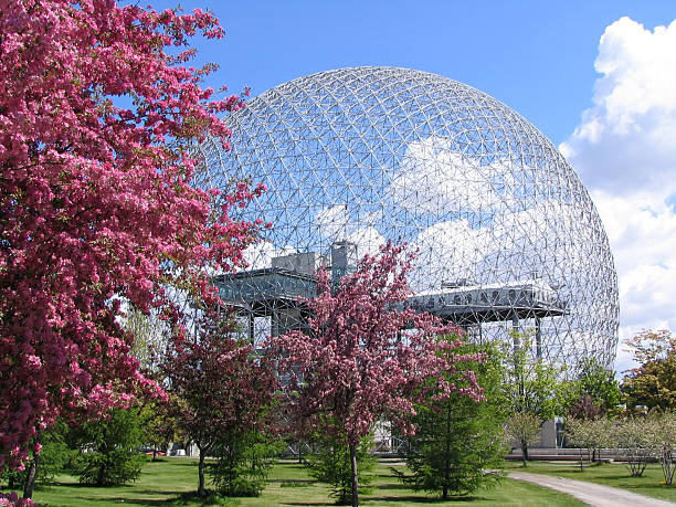 Biosphere in spring - Montreal stock photo