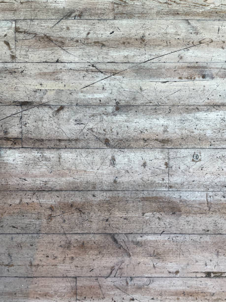 Birch boards flooring stock photo