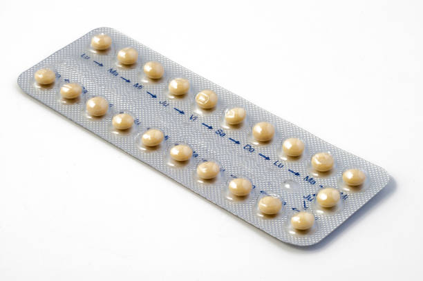 Birth Control Pills stock photo