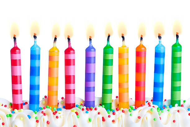 Birthday candles  birthday candle stock pictures, royalty-free photos & images