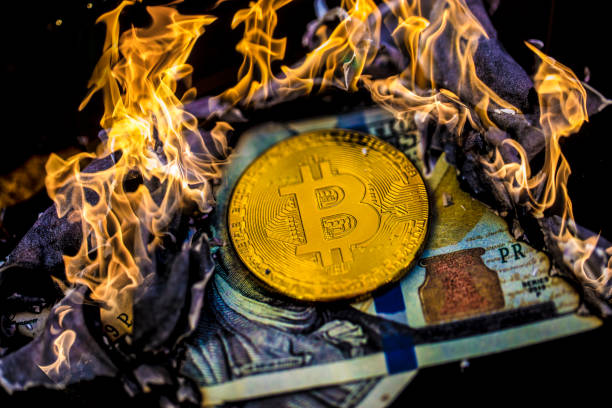 Bitcoin terbakar