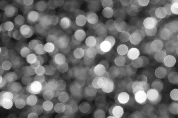 Black and white abstract lights background. stock photo