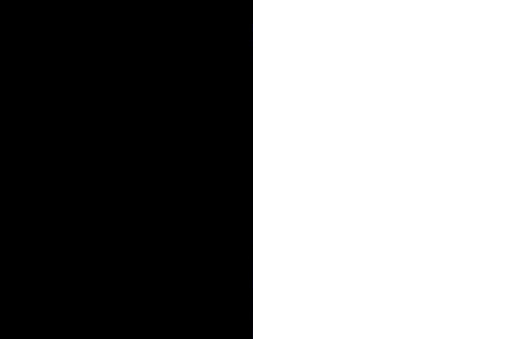 Black And White Horizontal Background Divided In Half With Both Colors