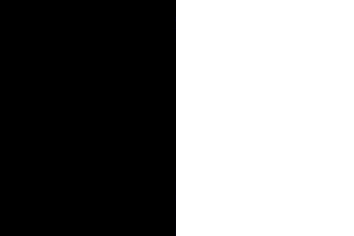 Black And White Background Split In Half - iridescent-color