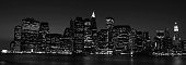 istock Black and white skyline of New York 93349402