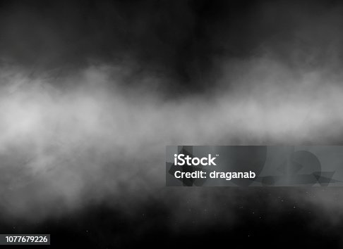 istock Black and white smoke 1077679226