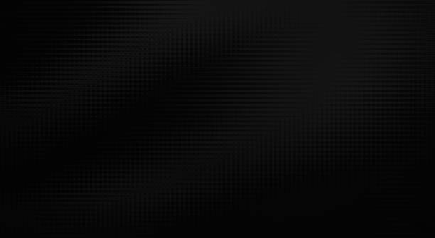 Black Background Pixel Pattern Flowing Shape Luxury Shiny Ombe Dark Gray Modern Texture Copy Space stock photo