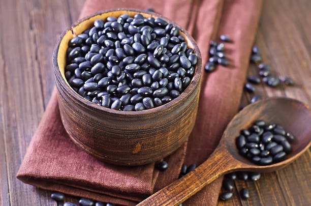 black beans in bowl