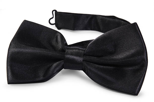 black bow Tie Black bow Tie, isolated on white background bow tie stock pictures, royalty-free photos & images