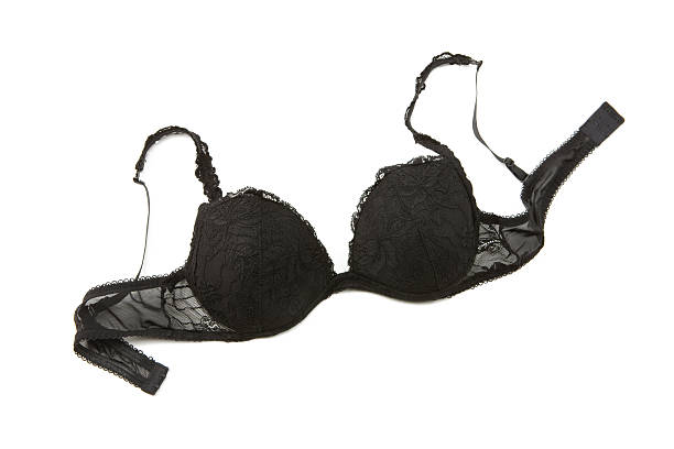Black bra Black bra isolated on white background bra stock pictures, royalty-free photos & images