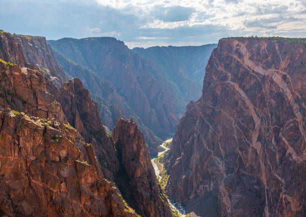 Black Canyon of the Gunnison River stock photo