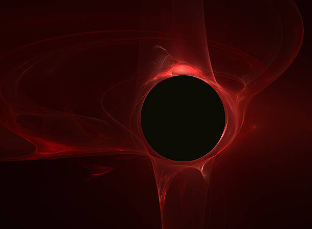 black hole in red space  black hole space stock pictures, royalty-free photos & images