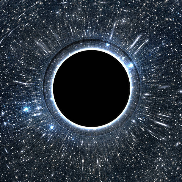Black hole 3D render of a black hole black hole space stock pictures, royalty-free photos & images
