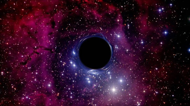 Black hole stock photo