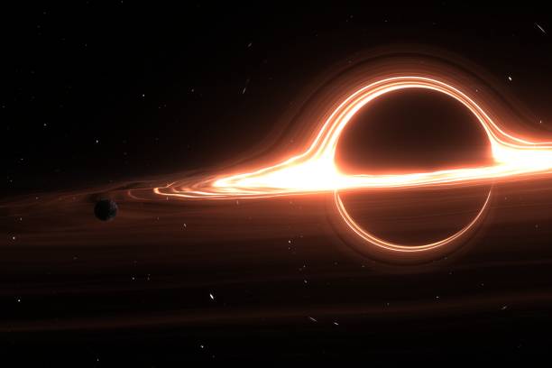 система черных дыр. элементы этого изображения, меблированные наса - black hole стоковые фото и изображения