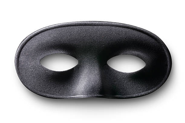 Black mask Black mask. Photo with clipping path.Similar photographs from my portfolio: eye mask stock pictures, royalty-free photos & images