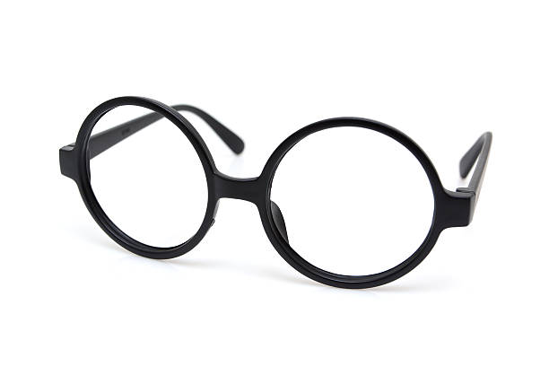 Thin Round Nerd Halloween Eyeglasses Wizard Glasses Adults Costume Glasses 